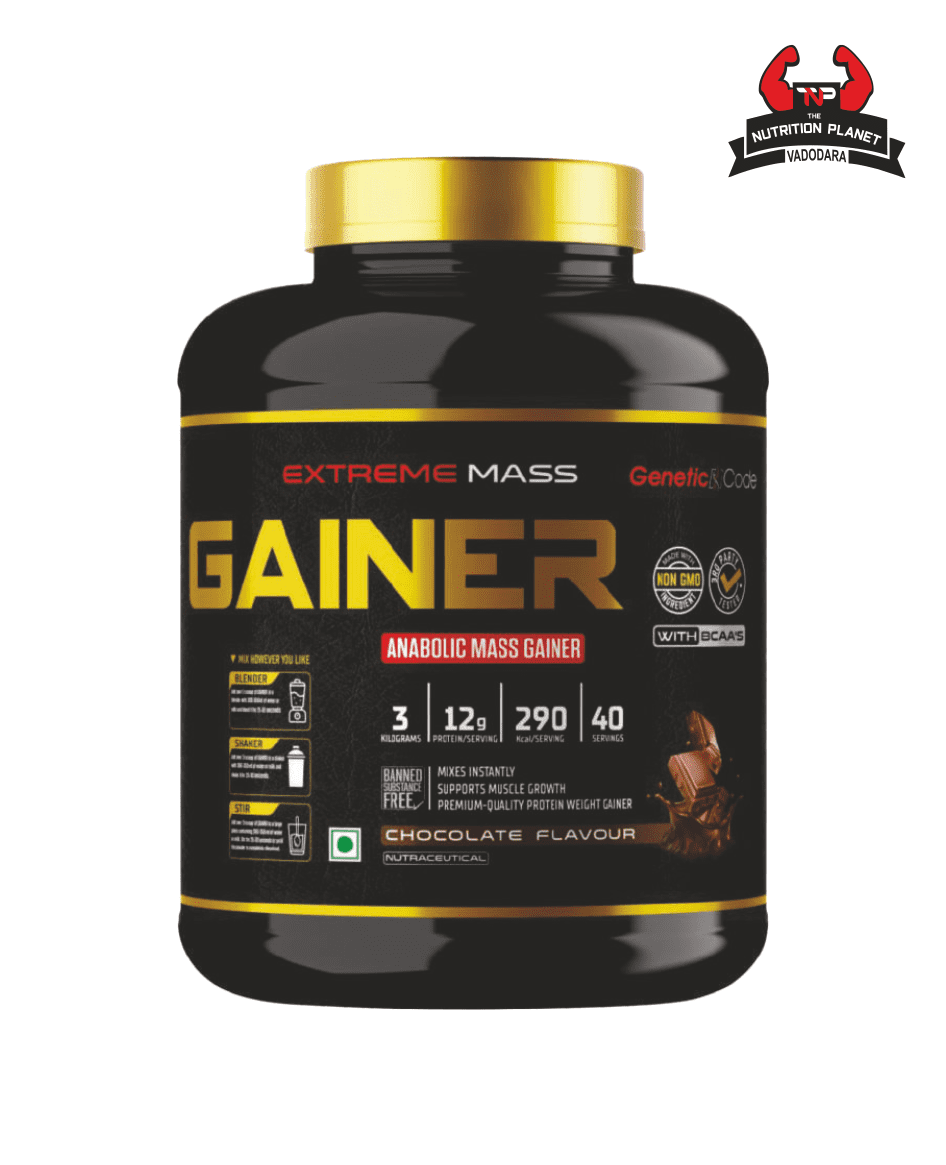 GENETIC CODE Extreme MASS GAINER 3KG Chocolate Flavor