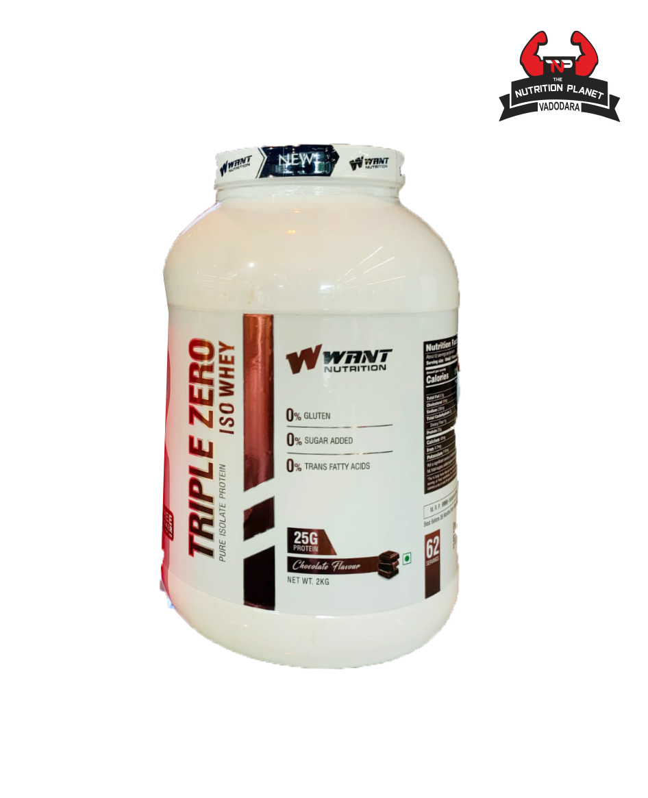 Want Nutrition Triple Zero ISO Whey Pre Isolate Protein