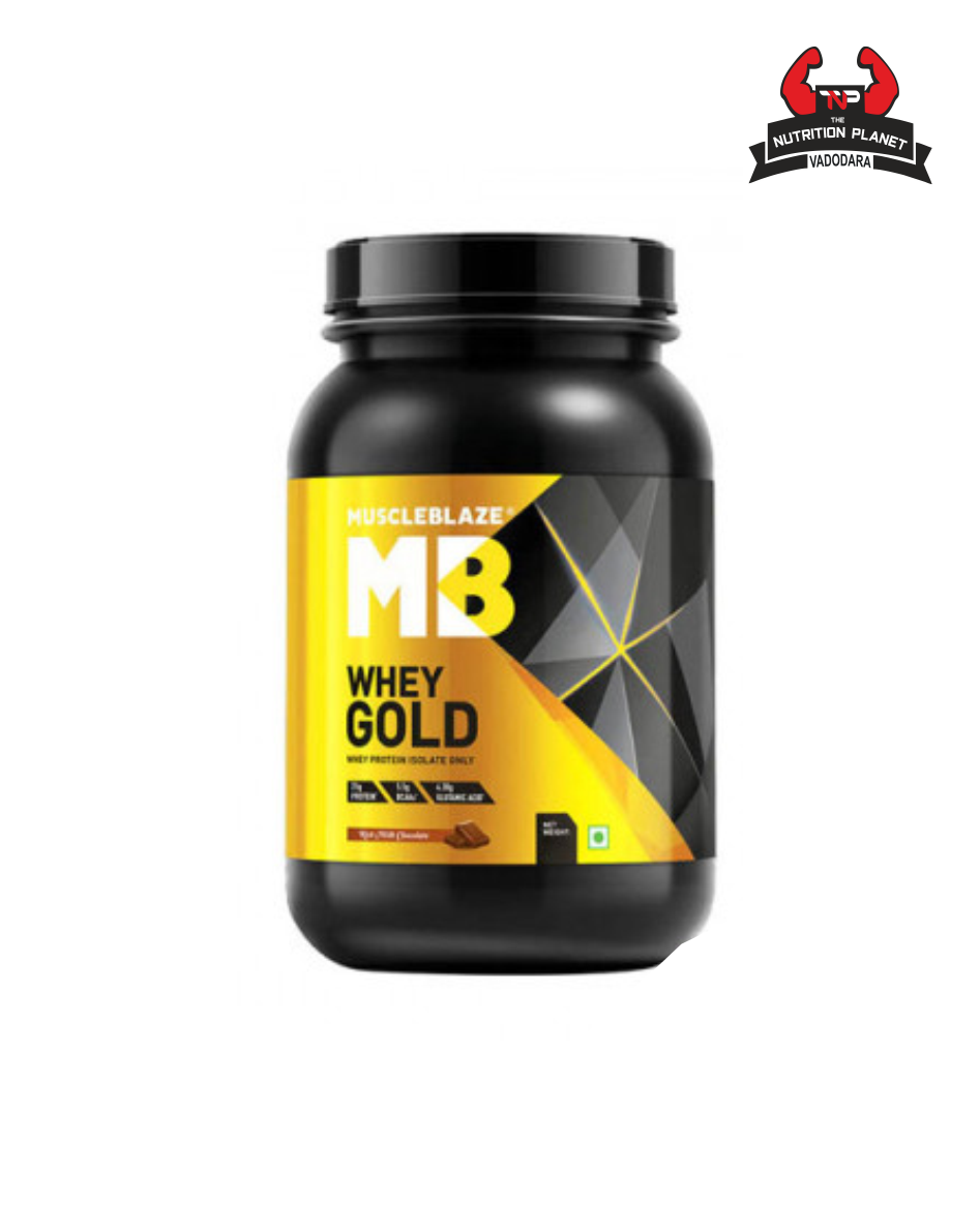 MuscleBlaze Whey Gold Protein( 1kg, Rich Milk Chocolate)
